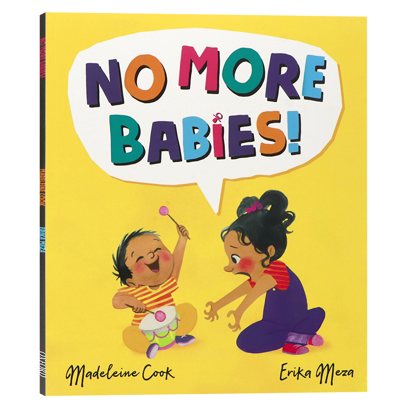 牛津精品绘本 孩子别太多 英文原版绘本 No More Babies 亲子二胎家庭情感主题Erika Meza儿童英语启蒙平装大开进口书籍