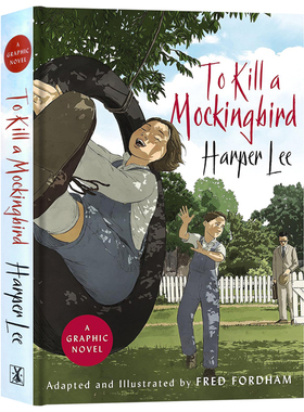 杀死一只知更鸟图文小说版 英文原版小说 To Kill a Mockingbird 美国中学推荐课外读物经典文学Harper Lee 哈珀李著作精装版