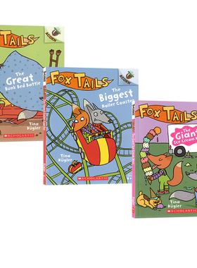 Scholastic Acorn学乐橡果系列 狐狸传说尾巴3册 Fox Tails The Great Bunk Bed Battle 英文原版儿童桥梁章节漫画书正版