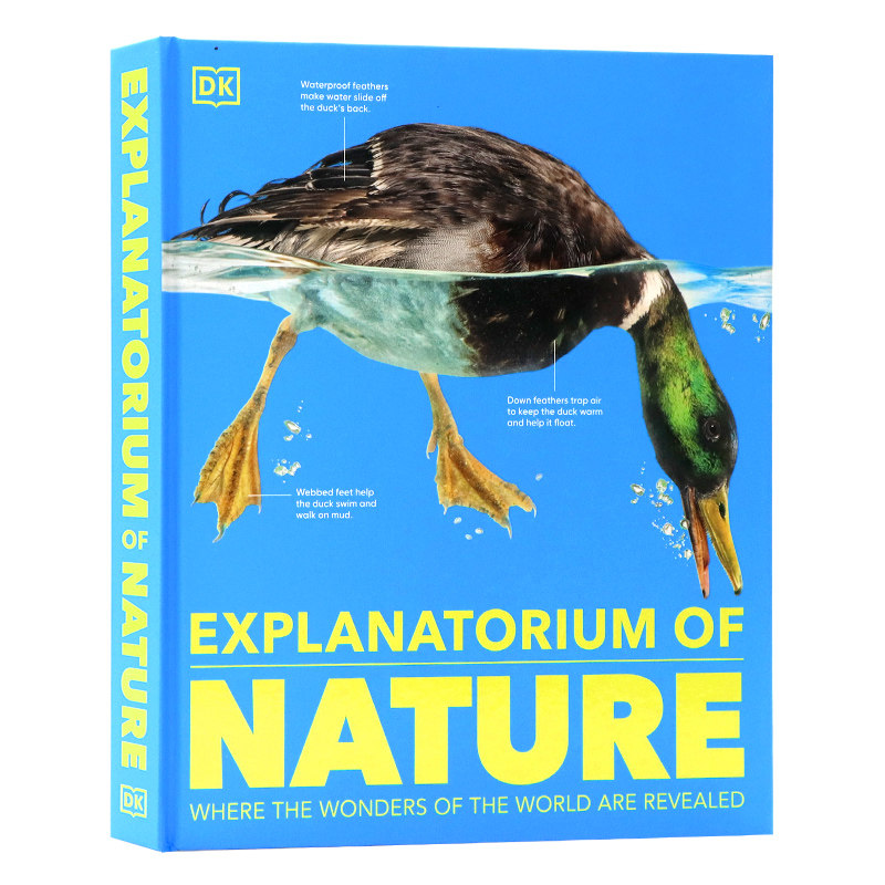 DK自然图解百科全书英文原版 Explanatorium of Nature 自然博览会儿童百科知识科普视觉图解精装全彩插图进口英语百科书籍正版