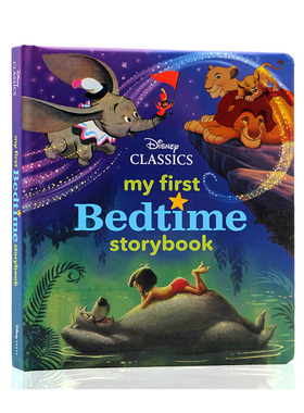 进口英文原版正版 迪士尼睡前童话故事书My First Disney Classics Bedtime英文原版绘本 狮子王爱丽丝梦游仙境丛林故事 亲子互动