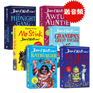 大卫少年幽默小说系列6册套装 英文原版小说 The World of David Walliams 了不起的大盗奶奶 David Walliams 罗尔德达尔继承人