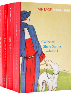 毛姆短篇故事合集 英文原版小说 Collected Short Stories Volume 1-4 进口文学书籍 英文版 英国的莫泊桑 青少年课外英语读物