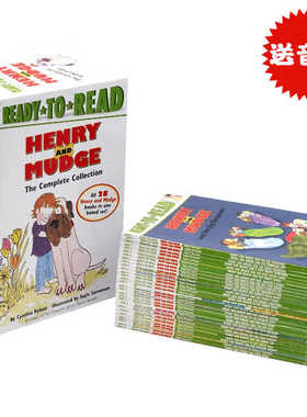 亨利和玛吉 马奇套装1-28盒装 Henry and Mudge Ready to Read Level2 进口英文原版正版儿童启蒙分级阅读