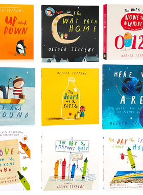 Oliver jeffers奥利弗杰弗斯名家绘本 lost and found 智慧小孩英文原版绘本儿童课外读物启蒙认知图画故事幽默暖心亲子睡前读物