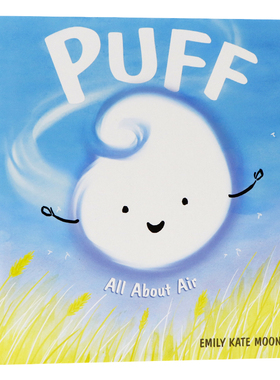 空气 Puff All About Air 英文原版绘本  儿童科普绘本 自然科学知识百科图画书 精装 Emily Kate Moon
