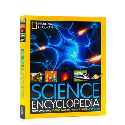 进口英文原版正版美国国家地理科学百科全书 物理科学 生命科学 National Geographic Science Encyclopedia精装大开 儿童科普百科
