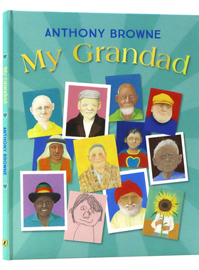 安东尼布朗新作我爷爷英文原版绘本 My Grandad 儿童温馨主题我爸爸我妈妈系列同作者Anthony Browne精装进口书籍