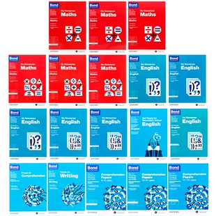 实用练习数学英语阅读理解写作练习册试卷教辅 牛津邦德 Oxford English Bond Maths 英文原版 Nonsense系列