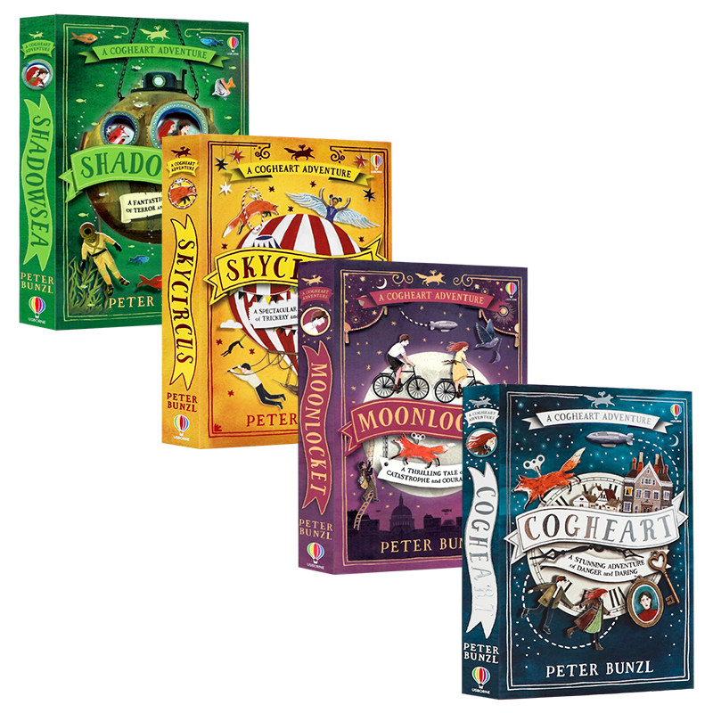 Usborne出版齿轮之心系列4册图片