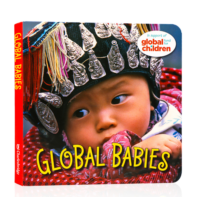 全球各地的宝宝 英文原版 Global Babies 幼儿童早教启蒙认知撕不烂纸板书 世界各地学习摄影集 亲子阅读Global Fund for Children