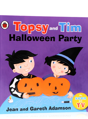 万圣节绘本 托普西和蒂姆万圣节派对Topsy and Tim Halloween Party 英文原版绘本  儿童英语启蒙图画故事书亲子共读趣味睡前读物