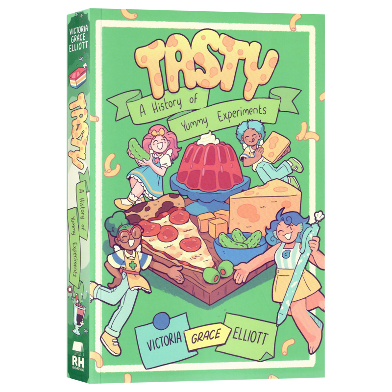 美味实验史英文原版绘本 Tasty A History of Yummy Experiments少儿童全彩漫画绘本烘焙食物进口英语原版书籍可搭什么是烹饪