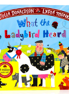 进口英文原版绘本What the Ladybird Heard小瓢虫听见了什么儿童英语启蒙图画书亲子阅读小瓢虫听故事Julia Donaldson朱莉娅唐纳森