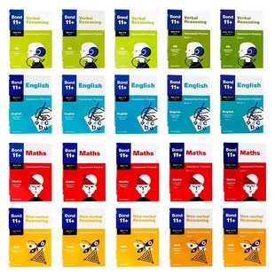 Maths verbal教辅练习册含答案 Bond Non Verbal English Practice数学英语文字推理逻辑评估测试 Assessment 牛津邦德 英文原版