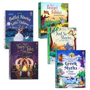 Usborne出版小读者系列5册 英文原版 Just So Stories for Little Children 伊索寓言 芭蕾舞故事 鲁德亚德・吉卜林经典童话 精装