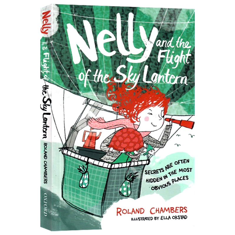 内莉与天灯的飞行 英文原版 Nelly and the Flight of the Sky Lantern 儿童文学作品 勇敢小女孩内莉冒险故事 Roland Chambers