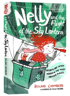 内莉与天灯的飞行 英文原版 Nelly and the Flight of the Sky Lantern 儿童文学作品 勇敢小女孩内莉冒险故事 Roland Chambers