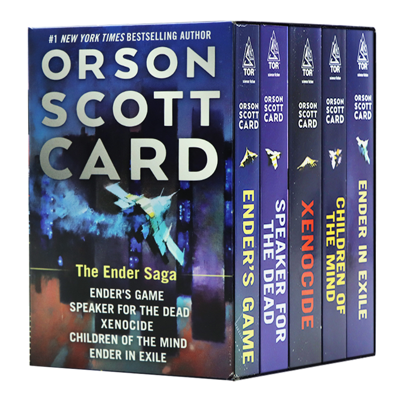 安德的游戏英文版15册盒装 The Ender Quartet Boxed Set英文原版小说青少年课外读物外星屠异 Orson Scott