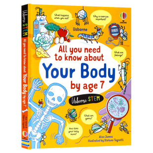 Usborne Know about 身体知识 You 7儿童科普百科全书精装 版 7岁前你需要知道 All Need Body Your Age 绘本 英文原版