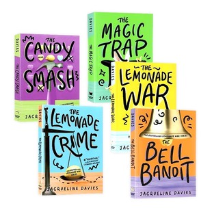 儿童财商启蒙 读物 小说 钱谁偷了大笨钟哥伦比亚大学推荐 神秘失踪 柠檬水变摇钱树 War Lemonade The 英文原版 柠檬水大战5册