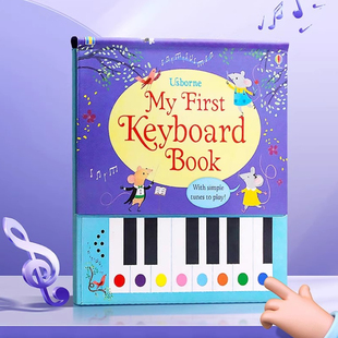 Book 英文原版 钢琴键 钢琴发声书 音乐启蒙 儿童音乐互动书 绘本 Usborne Keyboard 现货 First