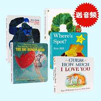 The Very Hungry Caterpillar, an imported original English version of the picture book, is a cardboard book by Eric Carle, recommended by Wu Minlan and Liao Caixing thumbnail 7