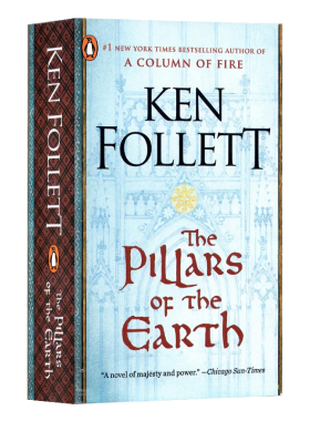 圣殿春秋 中世纪三部曲1 英文原版小说 The Pillars of the Earth 英文版同名电视剧原著 巨人的陨落作者肯福莱特  Ken Follett