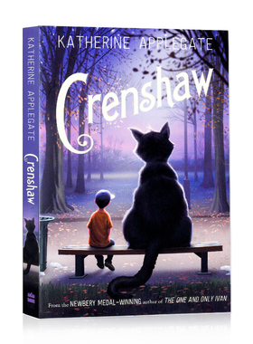 大猫克伦肖 Crenshaw 一只叫克伦肖的猫 英文原版小说 纽伯瑞金奖儿童文学 动物与人之间温情故事Katherine Applegate