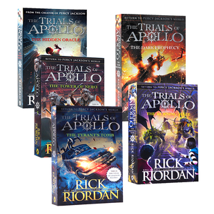 第五季 Hidden Apollo阿波罗 Trials 波西杰克逊英文 percy The rick jackson 小说 审判5册The Oracle 英文原版 riordan