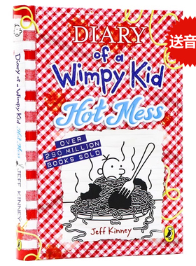 小屁孩日记19 精装 英文原版 Diary of a Wimpy Kid 19 Hot Mess 青少年儿童幽默漫画畅销小说 桥梁章节书 Jeff Kinney