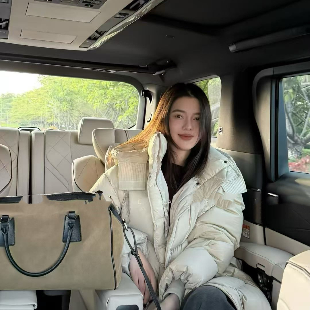 多多韩系气质连帽大棉被长款保暖羽绒服外套10859