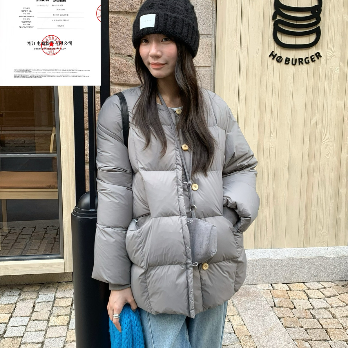 多多暖羽绒服外套（含50白鸭绒）(不配麂皮挂脖包包)YS2-65601