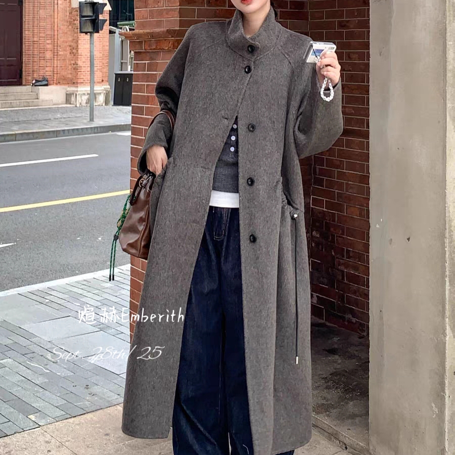 多多小众身时尚百搭双面羊绒羊毛外套(含100澳毛)S1-XX24567