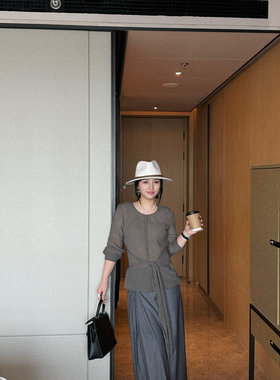 多多设计26年早春上新系带长袖气质衬衫36751