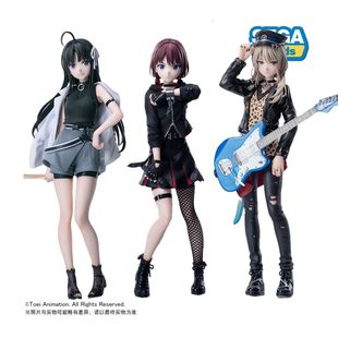 现货SEGA哭泣少女乐队井芹仁菜安和昂河原木桃香演出服景品手办