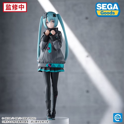 现货闭窗的初音未来MIKU景品手办