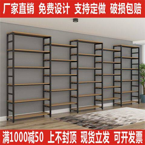 鞋店鞋架展示架店铺商用货架多层橱窗童鞋店包包化妆品展柜落地式