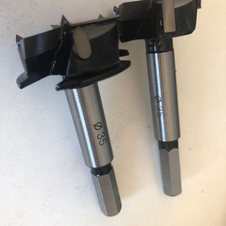 钻老大三刃专业级35mm木工开孔器铰链合叶专用橱柜门木板扩孔钻头图片