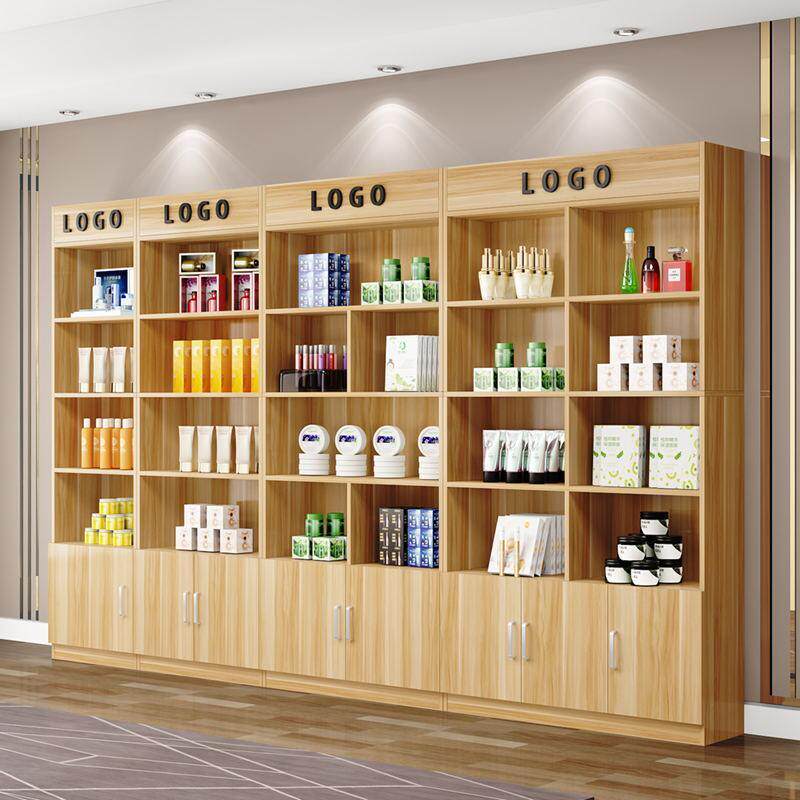 化妆品展示柜简约现代精品美容展柜陈列柜产品货架展示架特价