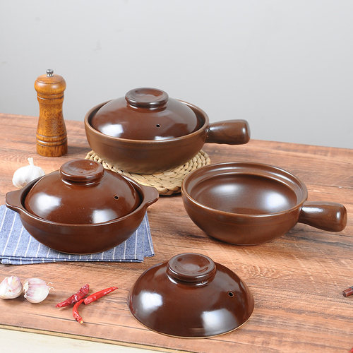 煲仔饭专用砂锅商用带把小号沙锅