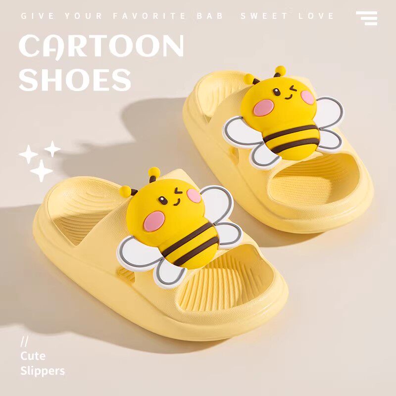 小鹿米利儿童拖鞋夏季幼儿男童透气防臭女宝室内静音防滑卡通凉拖