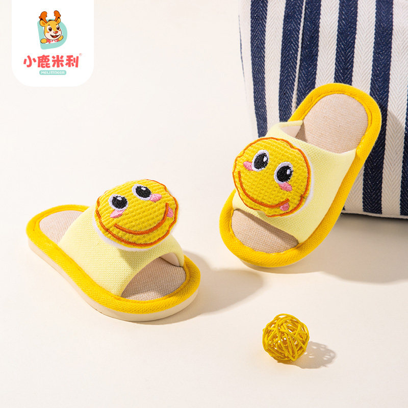 男童亚麻拖鞋夏季儿童布拖鞋透气防滑软底居家鞋宝宝女宝轻便可爱,童鞋/婴儿鞋/亲子鞋,儿童洞洞鞋,淘宝优惠券,粉丝福利购,淘宝优惠卷