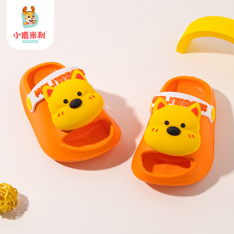 男童洞洞鞋夏2026新款男款宝宝拖鞋女宝可爱家居室内防滑小童男孩