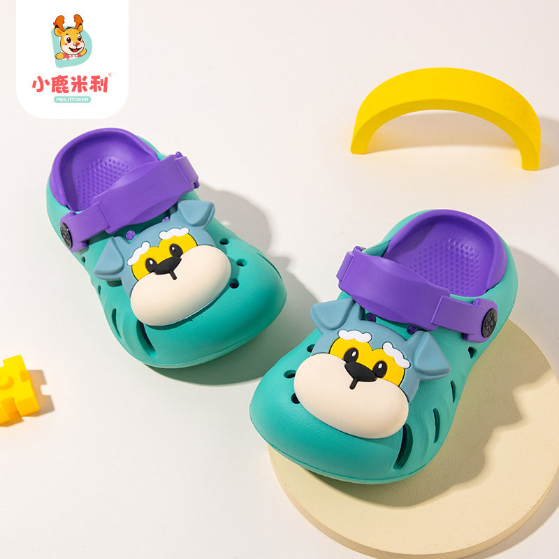 男童拖鞋防滑2026夏新款防臭洞洞鞋女儿童外穿男款家居儿童轻便款