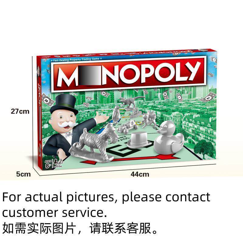 跨境英语 地产卡牌游戏 English card game 大富人 英语桌游牌