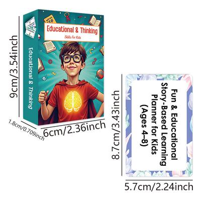 跨境新品 Educational&Thinking 儿童技能教育与思考卡牌厂家现货