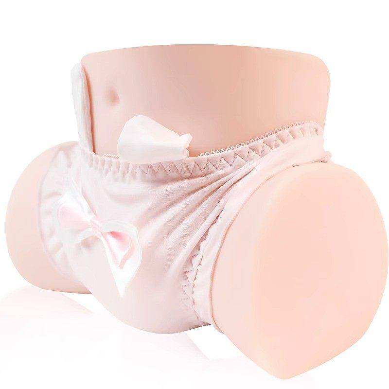 飞机杯男性自慰器半臀倒膜仿真人紧致夹吸真阴子宫私处通道可插入