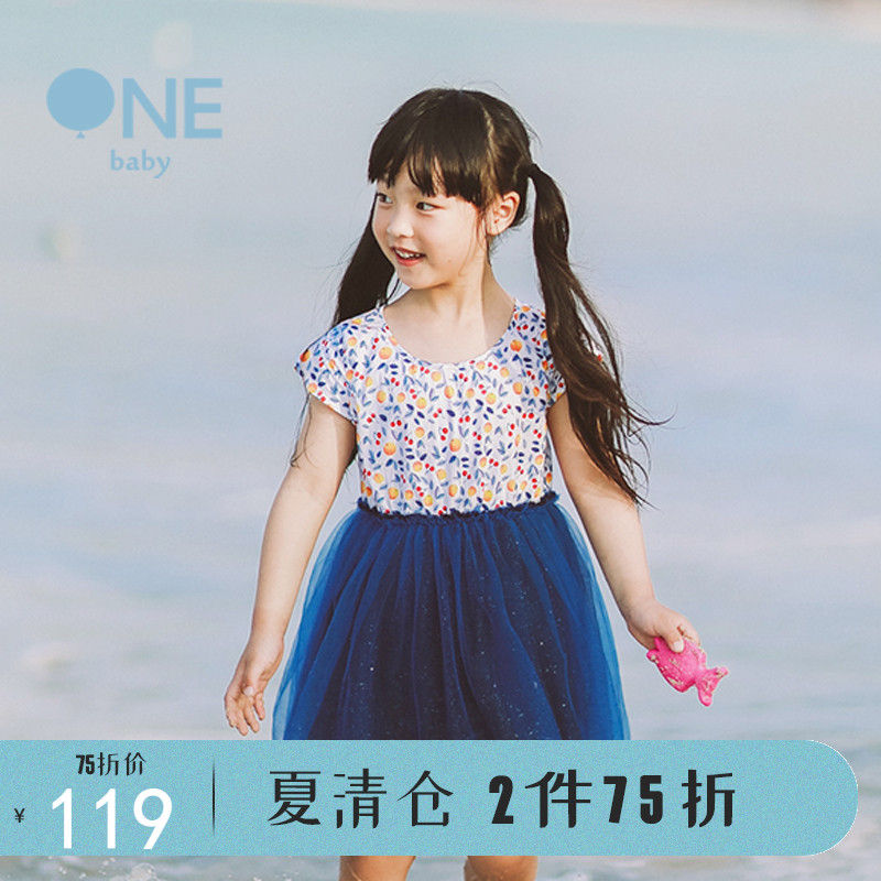 BabyONEŮͯƴ½ÓÅîÅîÉ´Á¬ÒÂȹ2019пî¿É°®º«°æ¹«Ö÷·ç¶ùͯÁ¬ÒÂȹ
