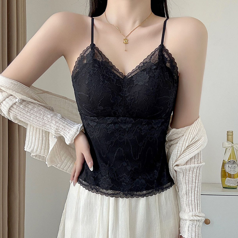 【半感】秋冬蕾丝美背吊带法式无钢圈网红法式内搭镂空美背女2522,女士内衣/男士内衣/家居服,吊带/背心/T恤/打底/肌底衣,淘宝优惠券,粉丝福利购,淘宝优惠卷